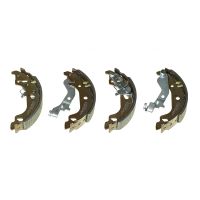 Rear brake shoe set without ABS