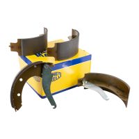 Brake shoe set rear drum brake