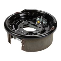 Brake kit with anchor plate at the rear left