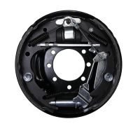 Brake kit with anchor plate rear left