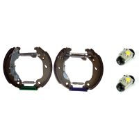 Rear brake shoe set kit pre-assembled Brembo