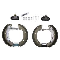 Brake shoe kit pre-mounted