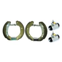 Brake shoe kit pre-assembled without ABS