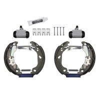 Brake shoe kit pre-mounted