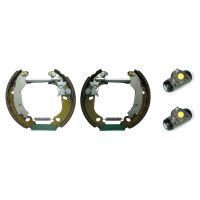 Rear brake shoes kit pre-assembled without ABS Brembo