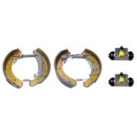Rear brake shoes kit pre-assembled 254Ø Brembo
