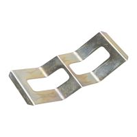 Locking plate for front brake pads