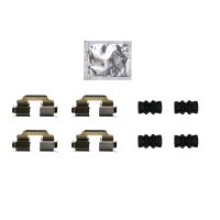 Clamp set for brake pads rear