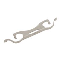 Clamp for brake pads in front