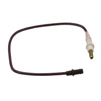 Warning cable contact brake lining wear