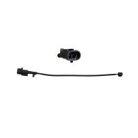 Warning cable contact brake lining wear