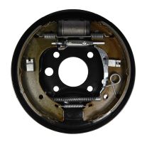 Anchor plate left pre-mounted wheel brake cylinder 25.40