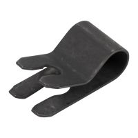 Clamping piece for pin brake shoe attachment