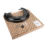 Anchor plate at the rear left