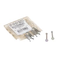 Fastening bolts with retaining springs for drum brakes