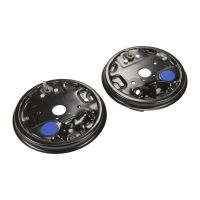 Brake kit pre-mounted on anchor plates