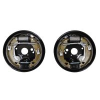 Brake kit pre-mounted on anchor plates