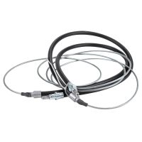 Handbrake cable ALKO axle L1=3650 L2=2 x 695 mm