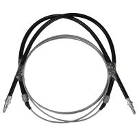 Handbrake cable ALKO axle L1=3450 L2=2 x 580 mm