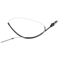 Hand brake cable in front