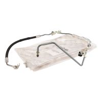 Hose system feed line for the servo steering