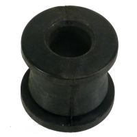 Rubber block front triangular control arm