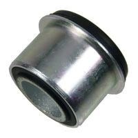 Silent bushing front axle