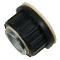 Silent bushing front axle