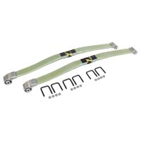GRP leaf spring set standard rear + mounting bracket MUBEA