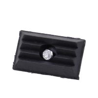 Rubber leaf spring plate