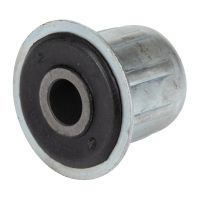 Rear leaf spring bearing bush, height: 46.5 mm, metal / rubber