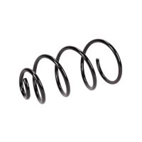 Coil spring in front