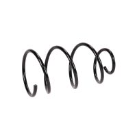 Coil spring in front
