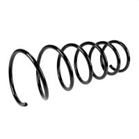 Coil spring in front