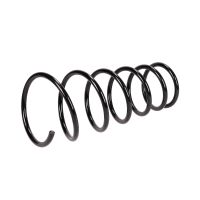 Coil spring in front
