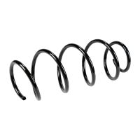 Coil spring in front