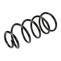 Coil spring in front