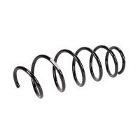 Coil spring in front