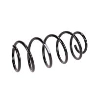 Coil spring in front