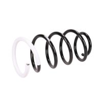 Coil spring in front