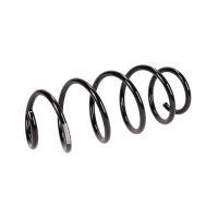 Coil spring in front