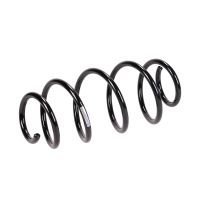 Coil spring in front