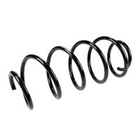 Coil spring in front