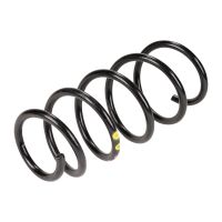 Coil spring in front