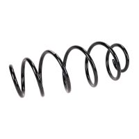 Coil spring in front