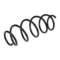 Coil spring in front