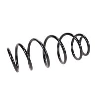 Coil spring in front