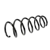Coil spring in front