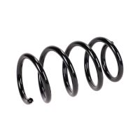 Coil spring in front