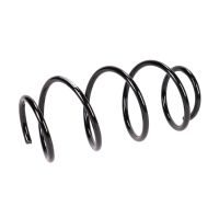 Coil spring in front